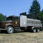 Truck for transporting fish